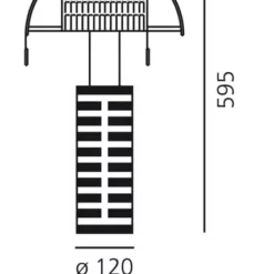 Artemide Shogun Tafellamp Zwart / Wit -Tafellampen Verkoopwinkel artemide scandinavia shogun tafellamp zwart wit 2
