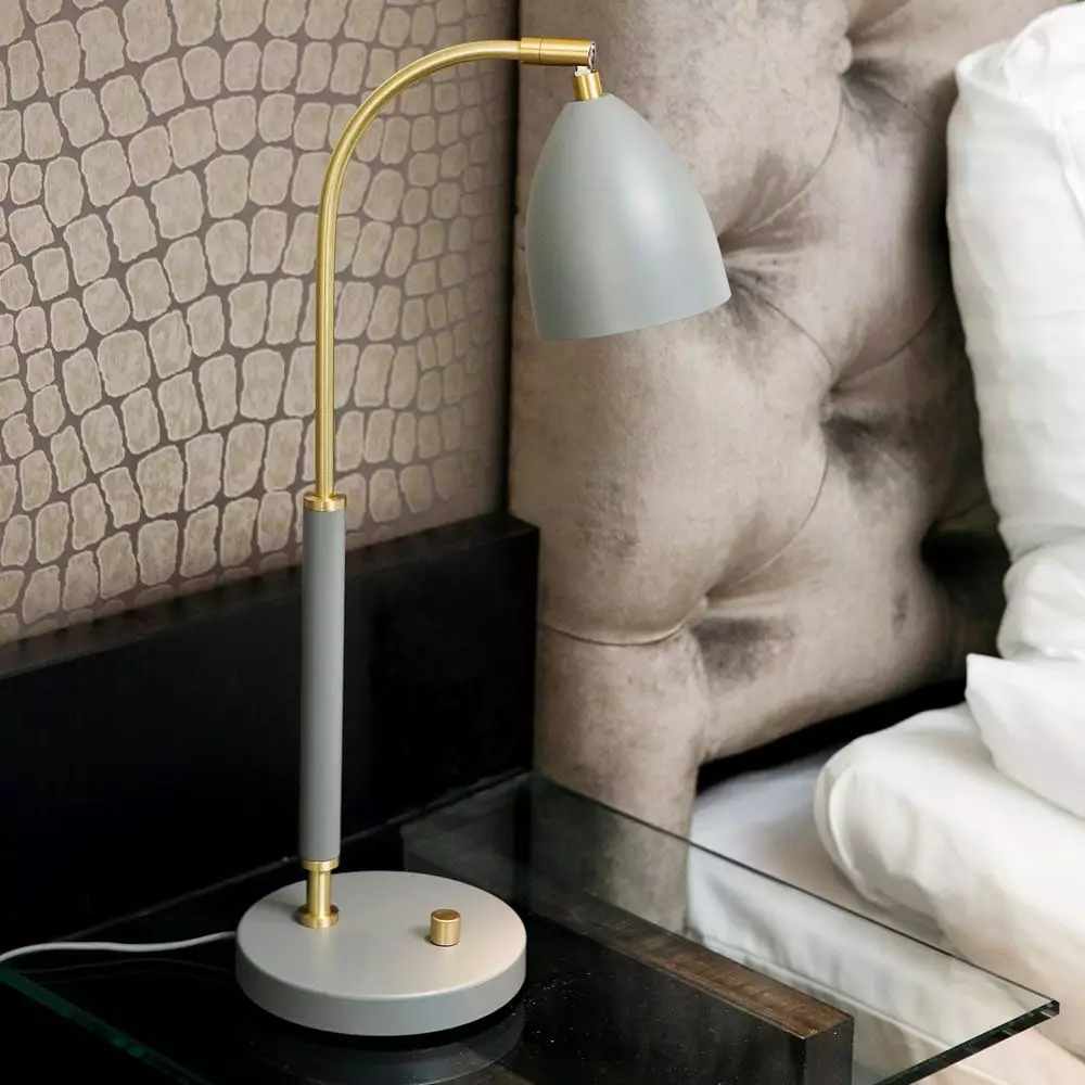 Belid Deluxe Table Lamp LED, White/ Brass 5 Belid Deluxe Table Lamp LED, White/ Brass - Afbeelding 3