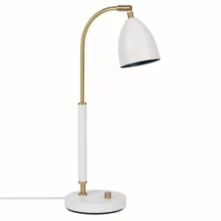 Belid Deluxe Table Lamp LED, White/ Brass