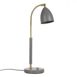 Belid Deluxe Table Lamp LED, Warm Grey/ Brass
