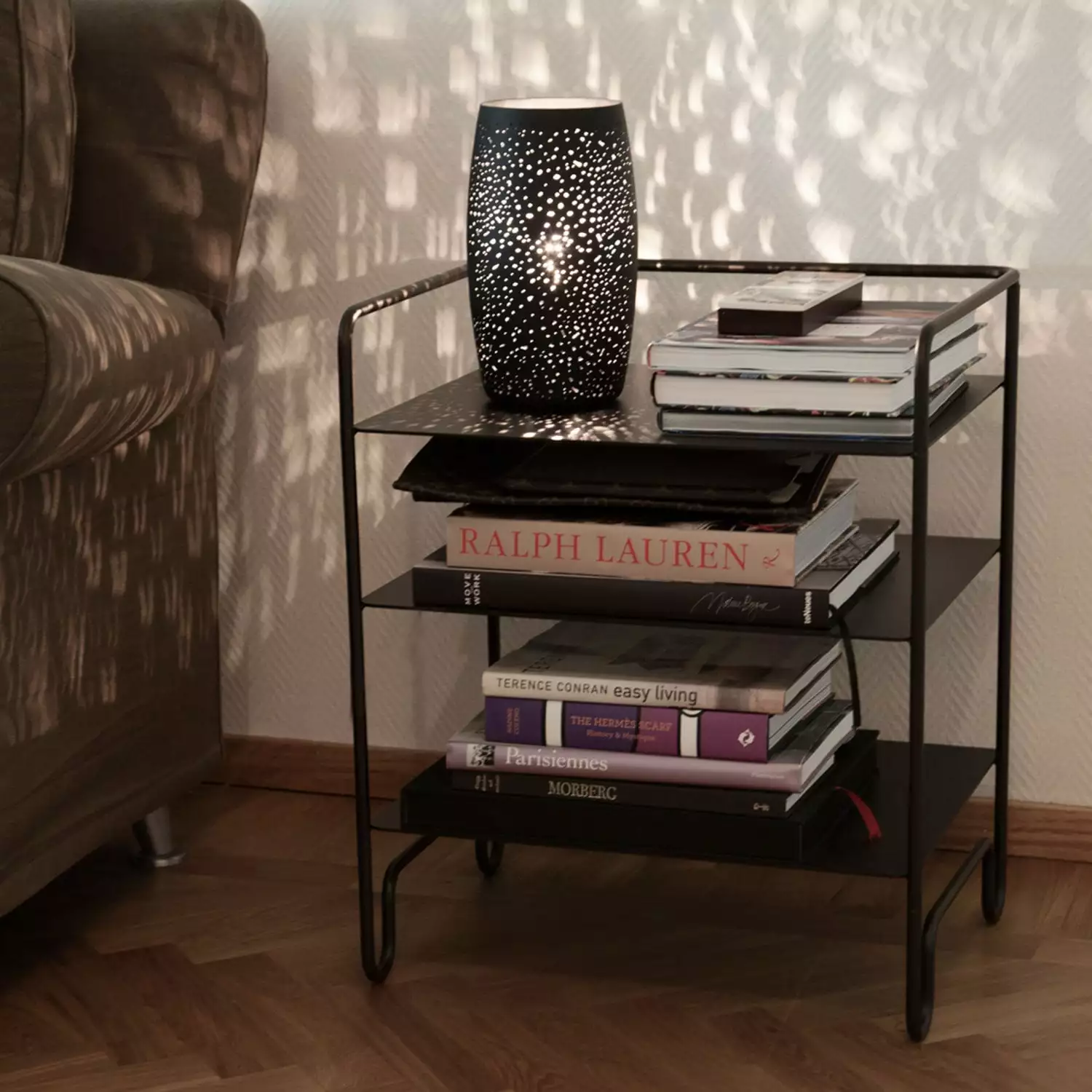 By Rydens Colby Table Lamp, Sand-Black 4 By Rydens Colby Table Lamp, Sand-Black - Afbeelding 2