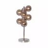 By Rydens Splendor Table Lamp H56,5 Cm, Chrome / Smoke Grey