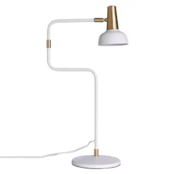 Co Bankeryd Ray Table Lamp, White/Brass