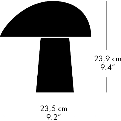 Fritz Hansen Night Owl Tafellamp, Middernachtblauw / As 7 Fritz Hansen Night Owl Tafellamp, Middernachtblauw / As - Afbeelding 5