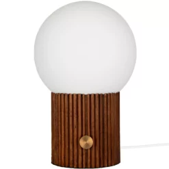 Globen Lighting Hubble Tafellamp 22 Cm, Walnoot