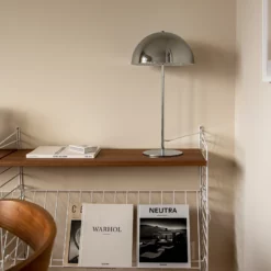 Globen Lighting Icon 25 Tafellamp, Chroom -Tafellampen Verkoopwinkel globen lighting icon 25 tafellamp chroom 1