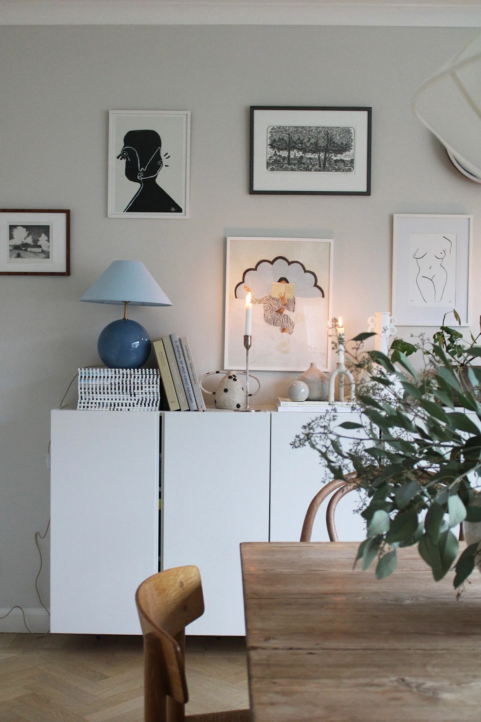 Globen Lighting Iris 35 Tafellamp, Dove Blue 6 Globen Lighting Iris 35 Tafellamp, Dove Blue - Afbeelding 4