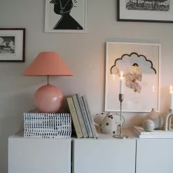 Globen Lighting Iris 35 Tafellamp, Blush -Tafellampen Verkoopwinkel globen lighting iris 35 tafellamp 13