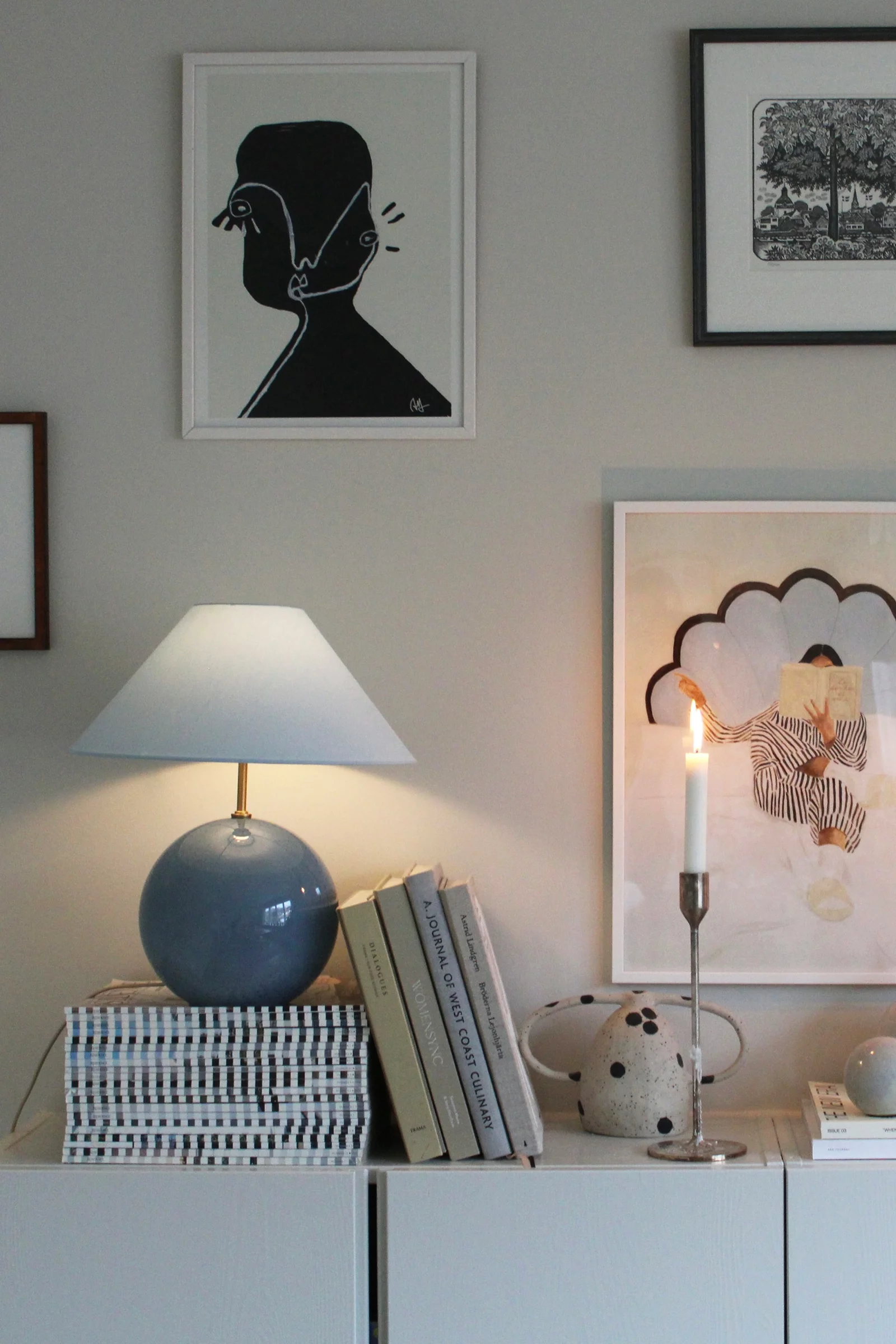 Globen Lighting Iris 35 Tafellamp, Dove Blue 5 Globen Lighting Iris 35 Tafellamp, Dove Blue - Afbeelding 3