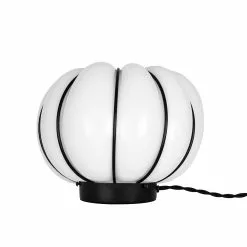 Globen Lighting Mayflower Table Lamp, White/Black -Tafellampen Verkoopwinkel globen lighting mayflower table lamp white black 2