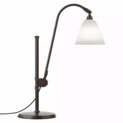 Gubi Bestlite BL1 Table Lamp, Black Brass/Bone China