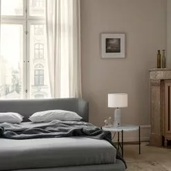 Gubi Gravity Tafellamp Klein, Wit Marmer / Canvas -Tafellampen Verkoopwinkel gubi gravity tafellamp klein 0