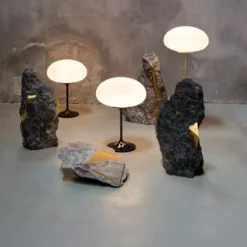 Gubi Stemlite Tafellamp H42, Pebble Grey EU -Tafellampen Verkoopwinkel gubi stemlite table lamp h42 eu 9