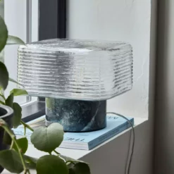 House Doctor Neat Tafellamp Marmer / Glas, Groen -Tafellampen Verkoopwinkel house doctor neat tafellamp marmer glas 7