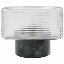 House Doctor Neat Tafellamp Marmer / Glas, Groen