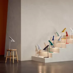 Louis Poulsen AJ Mini Tafellamp, Oker -Tafellampen Verkoopwinkel louis poulsen aj mini table lamp 26 1