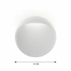 Louis Poulsen Flindt Wall Lamp Ø200 Mm, White -Tafellampen Verkoopwinkel louis poulsen flindt wall lamp white 17