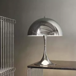 Louis Poulsen Panthella Mini Tafellamp, Verchroomd -Tafellampen Verkoopwinkel louis poulsen panthella mini tafellamp 14