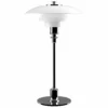 Louis Poulsen PH 3 1/2-2 1/2 Tafellamp, Wit Opaalglas/Verchroomd -Tafellampen Verkoopwinkel louis poulsen ph 3 2 table lamp white opal glass 11