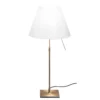 Luceplan Costanza Table Lamp, Brass/White -Tafellampen Verkoopwinkel luceplan costanza table lamp 2