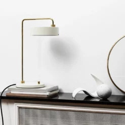 Made By Hand Petite Machine Tafellamp, Oyster White 8 Made By Hand Petite Machine Tafellamp, Oyster White -Tafellampen Verkoopwinkel made by hand petite machine tafellamp 2