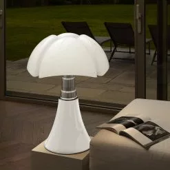 Martinelli Luce Pipistrello Medium Tafellamp Met Dimmer, Donkerbruin -Tafellampen Verkoopwinkel martinelli luce pipistrello medium table lamp dimmable 8