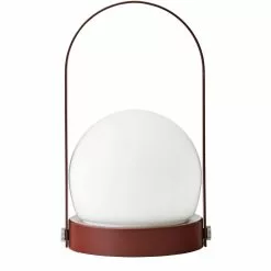 Menu Carrie Lamp Draagbaar IP44, Rood