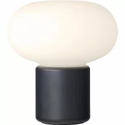 New Works Karl-Johan Tafellamp Draagbaar, Cold Black -Tafellampen Verkoopwinkel new works karl johan tafellamp draagbaar 39