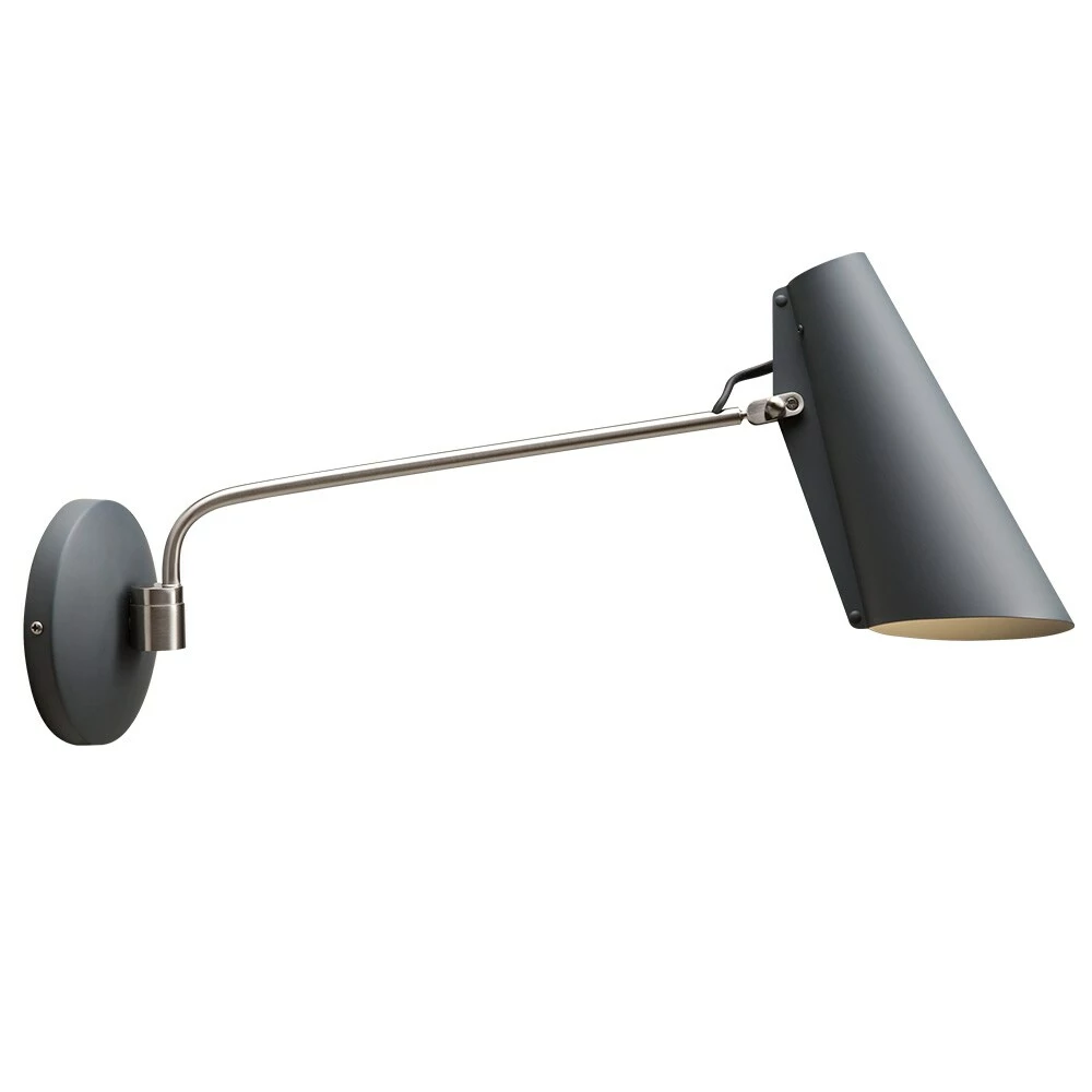 Northern Birdy Swing Wall Lamp, Grey/Metallic 3 Northern Birdy Swing Wall Lamp, Grey/Metallic