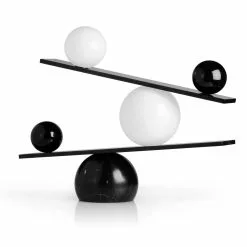 Oblure Balance Table Lamp, Black