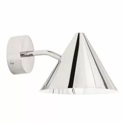 Örsjö Belysning Tratten Mini Wall Lamp LED, Nickel Plated Brass