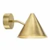 Örsjö Belysning Tratten Mini Wall Lamp LED, Raw Brass -Tafellampen Verkoopwinkel orsjo belysning tratten mini wall lamp led raw brass 0