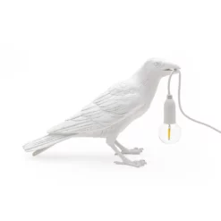 Seletti Bird Lamp Waiting, White