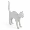 Seletti Jobby The Cat Lamp, White -Tafellampen Verkoopwinkel seletti jobby the cat lamp white 0