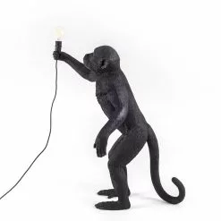 Seletti Monkey Lamp Buiten Staand, Zwart -Tafellampen Verkoopwinkel seletti monkey lamp buiten staand zwart 5