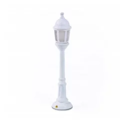 Seletti Street Lamp Dining Resin Table Lamp, White
