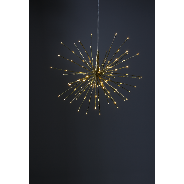 Star Trading Firework Hanging Decoration 60 Cm, Gold 4 Star Trading Firework Hanging Decoration 60 Cm, Gold - Afbeelding 2