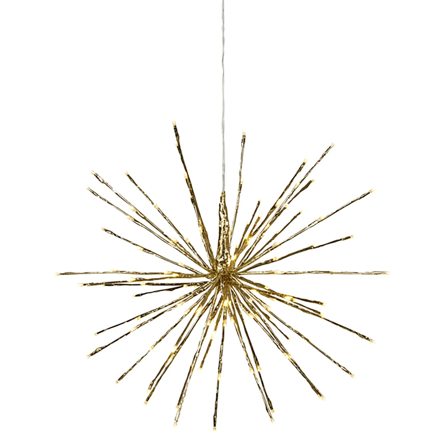 Star Trading Firework Hanging Decoration 60 Cm, Gold 3 Star Trading Firework Hanging Decoration 60 Cm, Gold