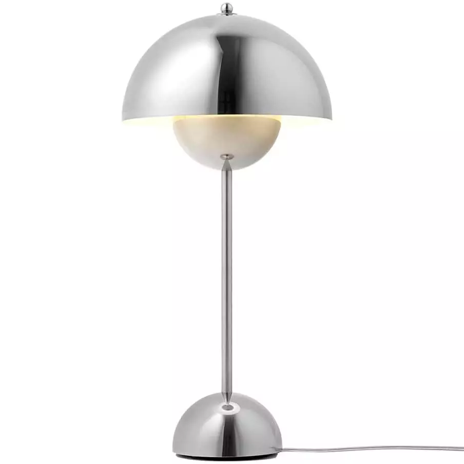 &Tradition Flowerpot VP3 Tafellamp, Roestvrij Staal 3 &Tradition Flowerpot VP3 Tafellamp, Roestvrij Staal