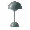&Tradition Flowerpot VP9 Table Lamp Portable, Stone Blue -Tafellampen Verkoopwinkel tradition flowerpot vp9 tafellamp draagbaar 24