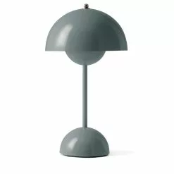 &Tradition Flowerpot VP9 Table Lamp Portable, Stone Blue