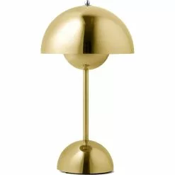 &Tradition Flowerpot VP9 Table Lamp Portable, Brass