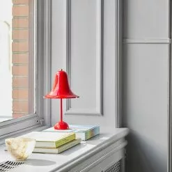 Verpan Pantop Tafellamp Draagbaar, Vuurrood -Tafellampen Verkoopwinkel verpan pantop tafellamp draagbaar 3