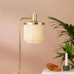 Warm Nordic Fringe Table Lamp, Cream White -Tafellampen Verkoopwinkel warm nordic fringe table lamp 11