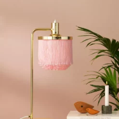 Warm Nordic Fringe Table Lamp, Pale Pink -Tafellampen Verkoopwinkel warm nordic fringe table lamp 14