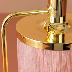 Warm Nordic Fringe Table Lamp, Pale Pink -Tafellampen Verkoopwinkel warm nordic fringe table lamp 15
